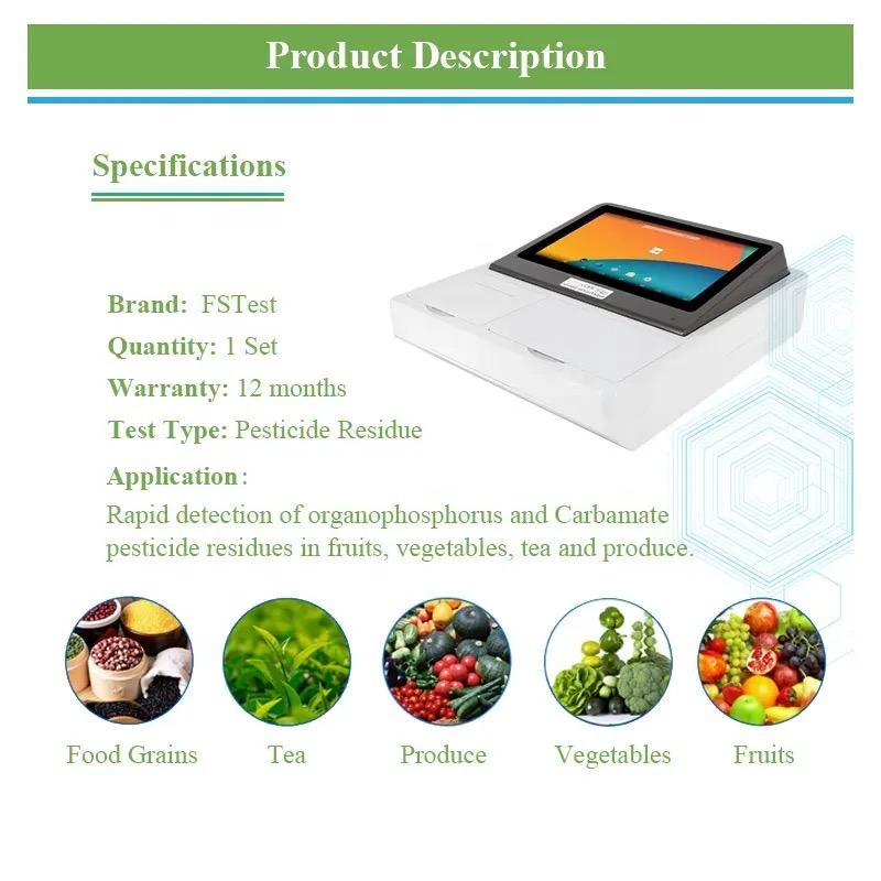 View larger image Add to Compare Share FSTest PR12 Pesticide Detector Pesticide Residues Assay Devices 4