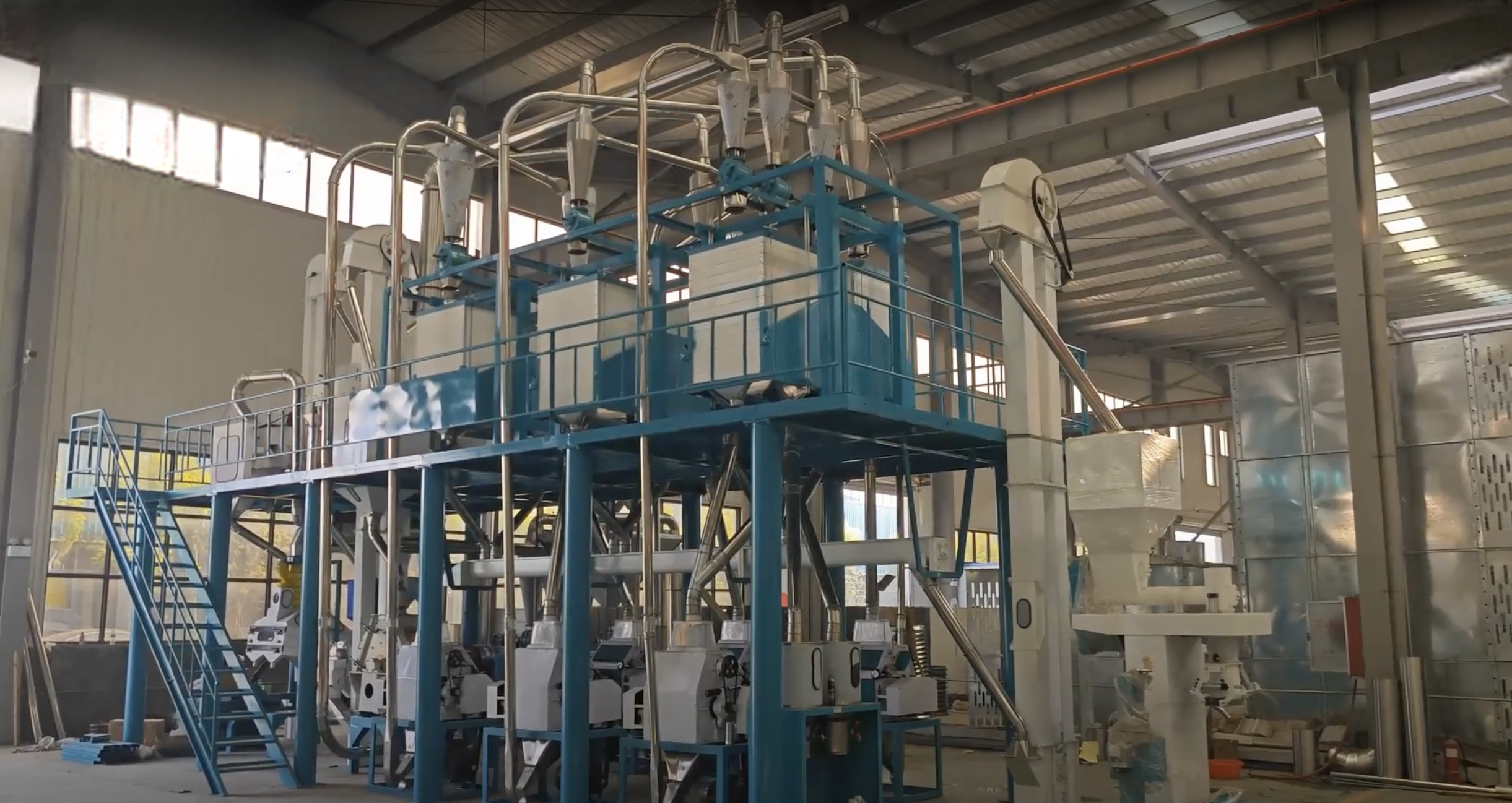 Industrial 50TPD Maize Flour Milling Plant – Complete Turnkey Production Line