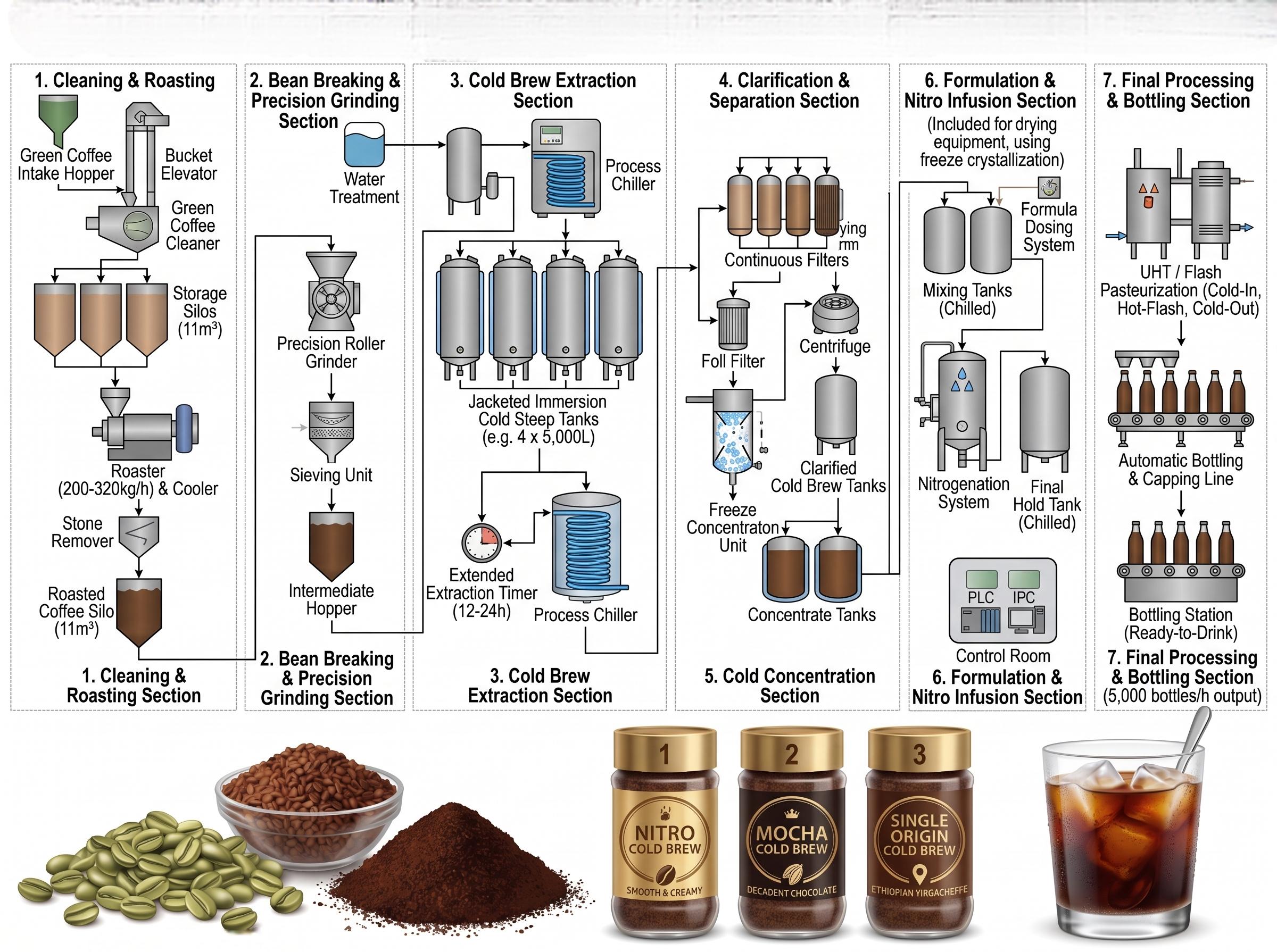 Industrial Turnkey Instant Coffee Plant