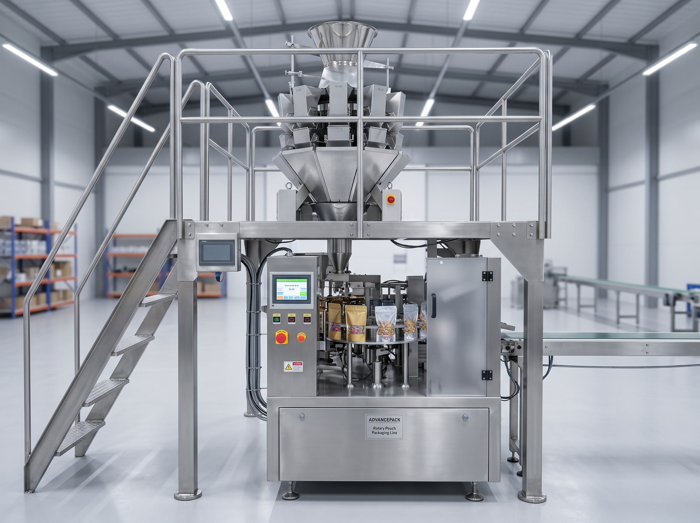 Professional High-Efficiency 8-Station Bag Packaging Machine