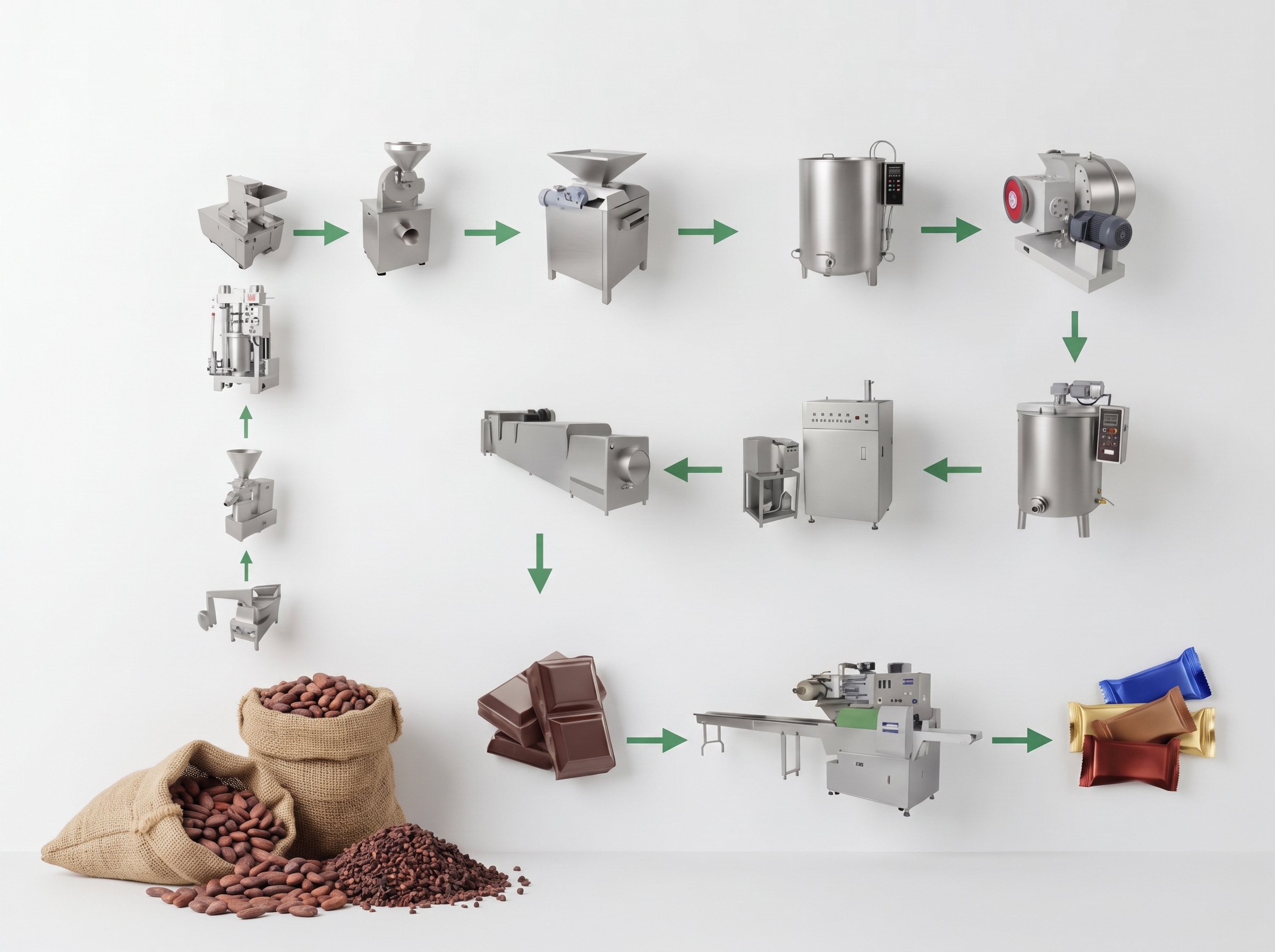 Complete Semi Automatic Potato Chip Production Line