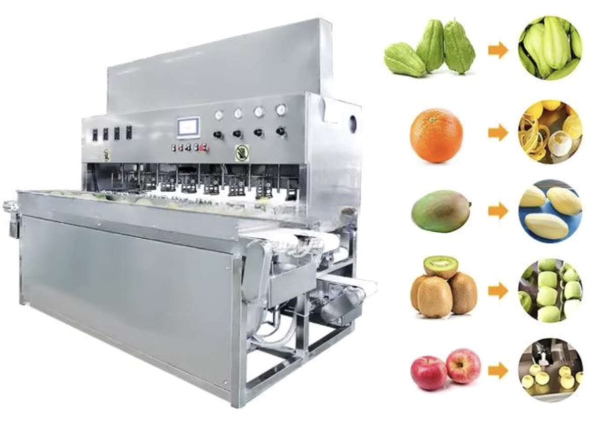 Industrial Automatic Mango Peeling Machine - 1000kg/h High Efficiency