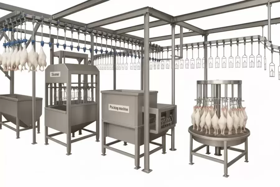 3000pcs/h Automatic Poultry Slaughtering line