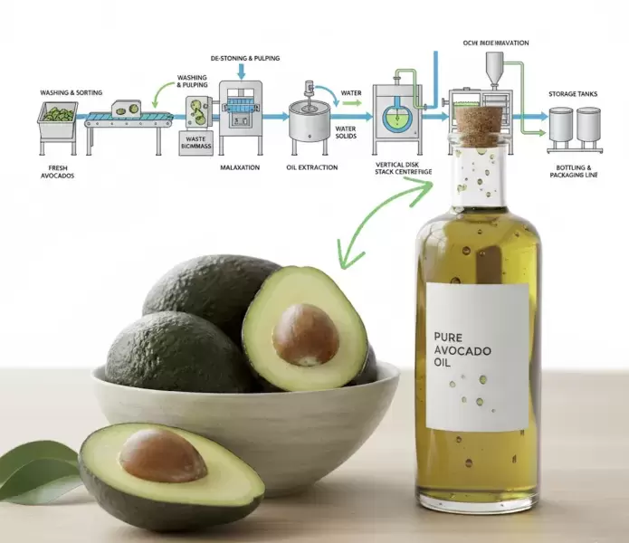 Avocado Oil Plant - 1000Kg/H Extraction Line 