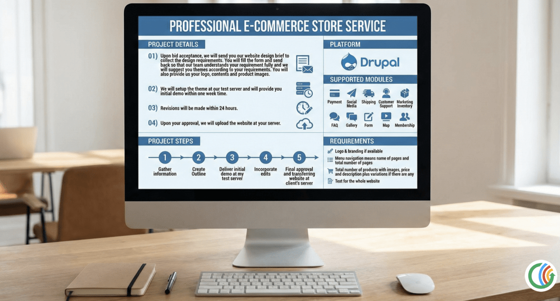  Business - Drupal Online Shop in 25 days