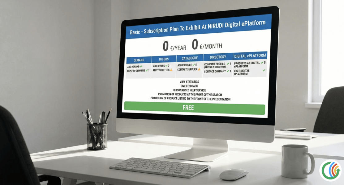 Basic - Subscription Plan To Exhibit At NIRUDI Digital ePlatform