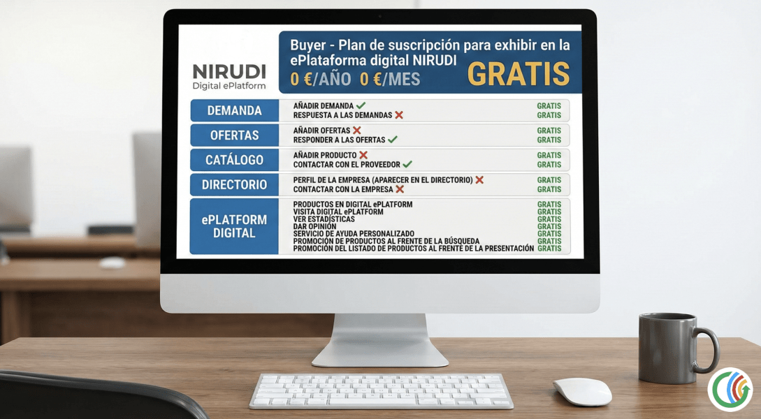  Buyer - Plan de suscripción para exhibir en la ePlataforma digital NIRUDI. 