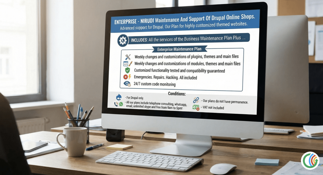 Enterprise - NIRUDI Maintenance And Support Of Drupal Online Shops. 