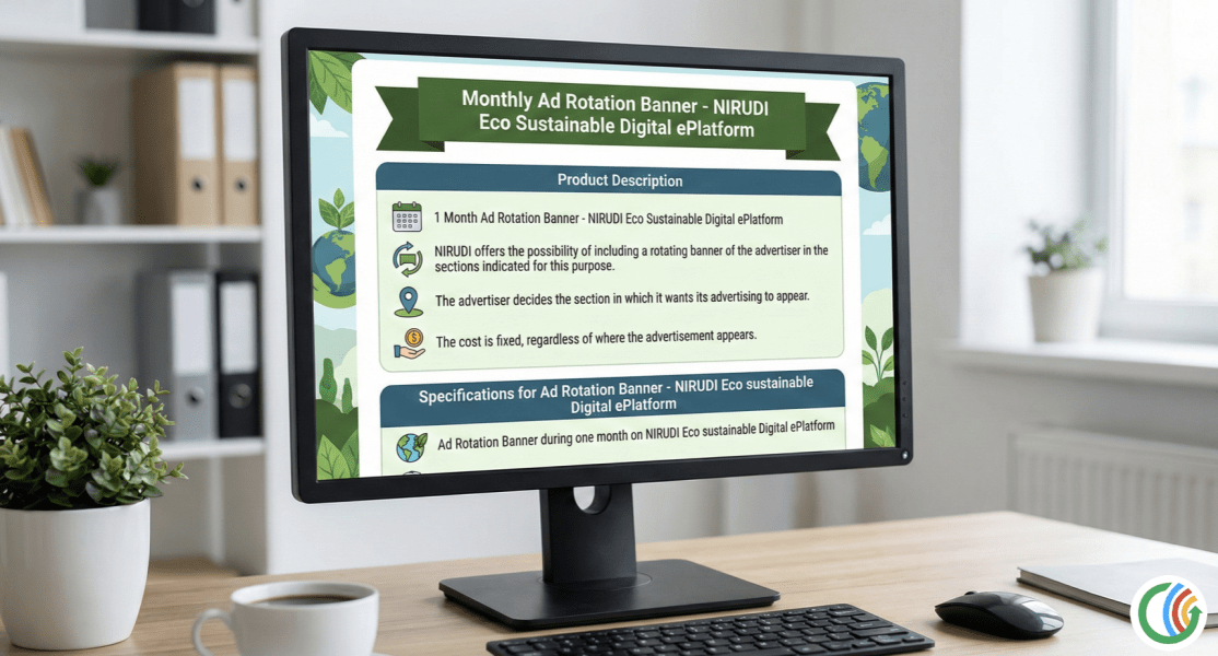 Monthly Ad Rotation Banner - NIRUDI Eco Sustainable Digital ePlatform