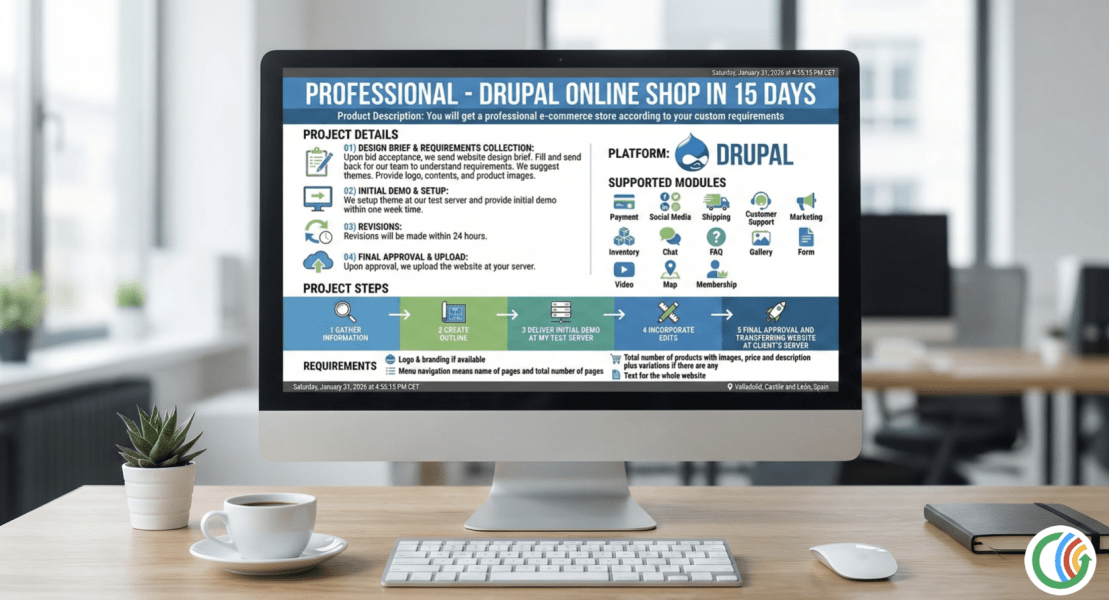 Professional - Drupal Online Shop in 15 days