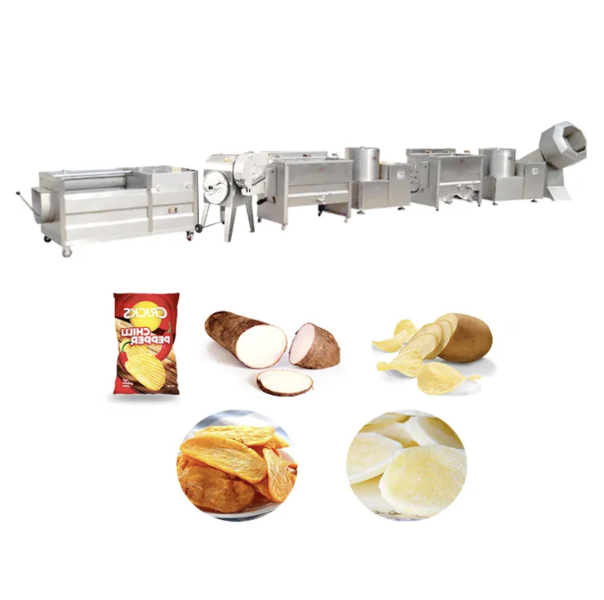 Semi-automatic chips of potato chips line 4