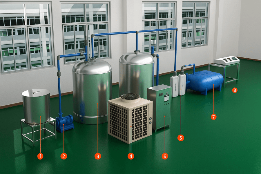 High efficiency and automated anaerobic treatment system