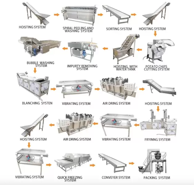 Potato Chips production plant