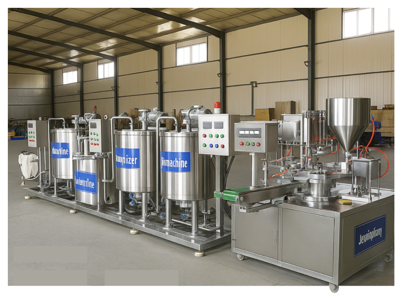 Small milk yogurt production line
