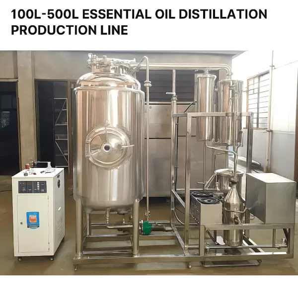 100L - 500L essential oil distillation equipment