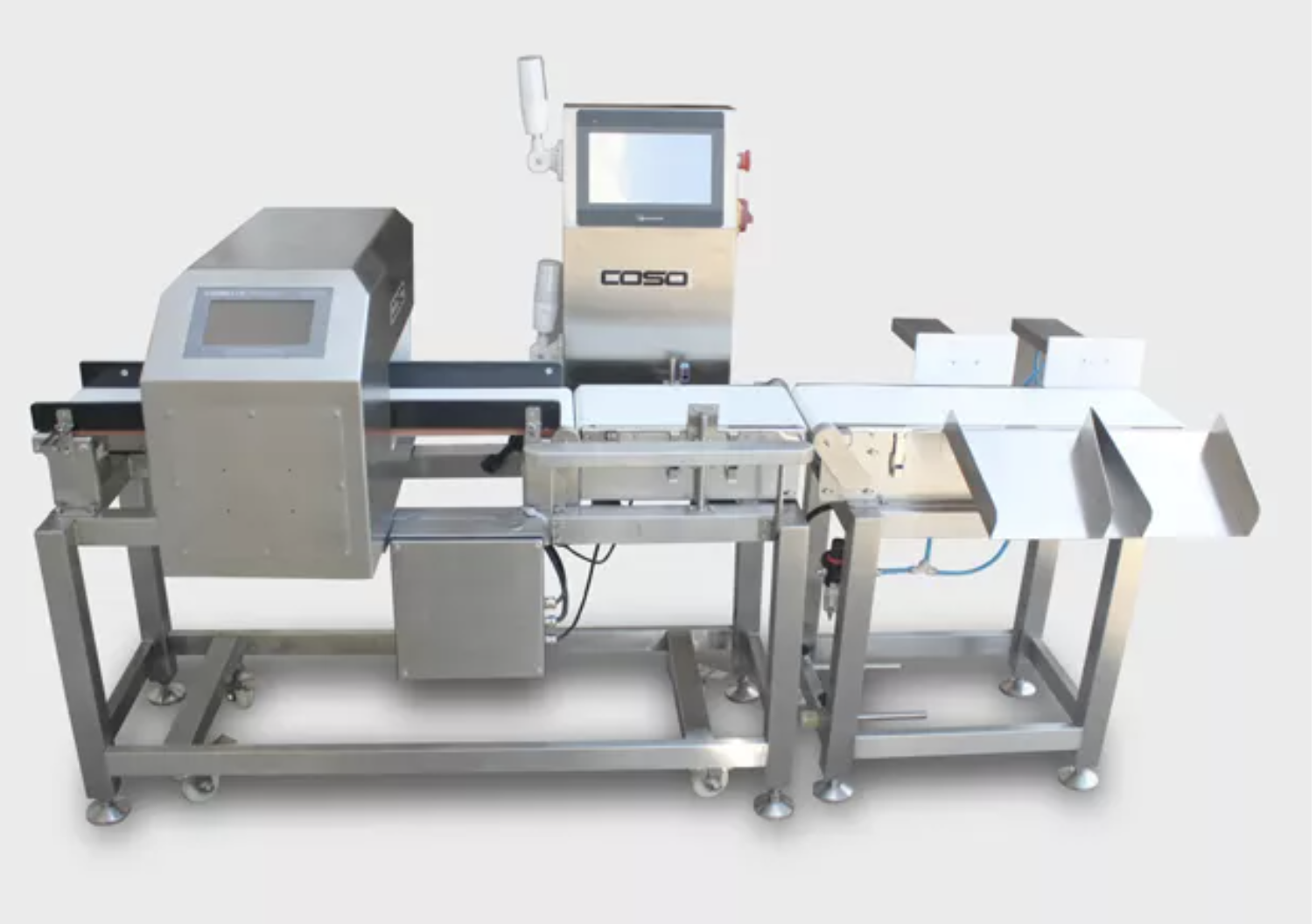 Semi Automatic Food Checkweigher With Metal Detector