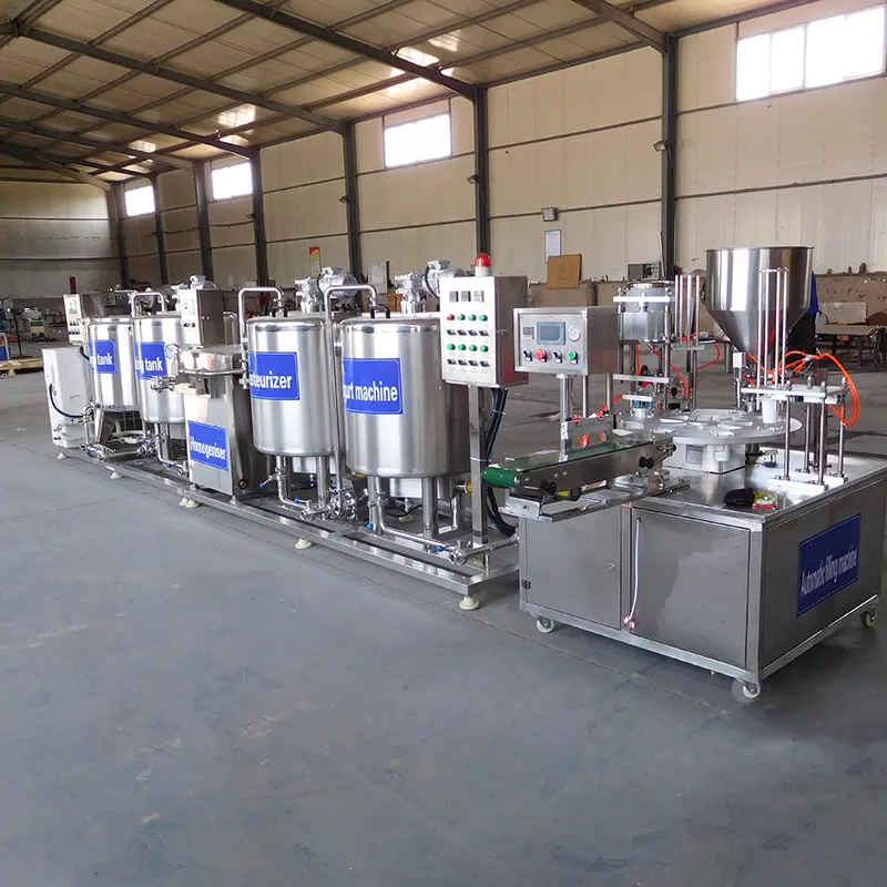 Small milk yogurt production line