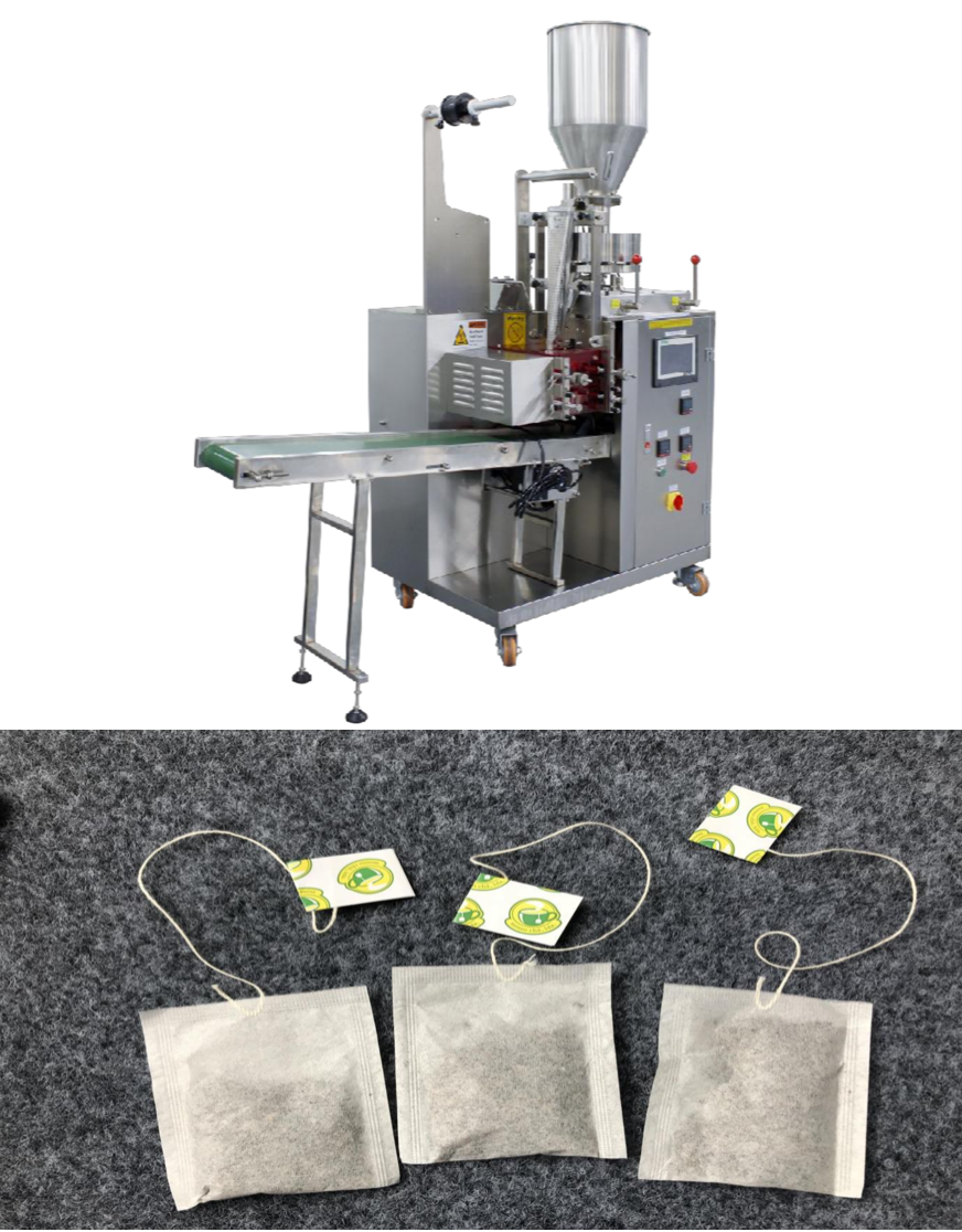 Functionality and Operation of a Tea Bag Packing Machine with String and Tag