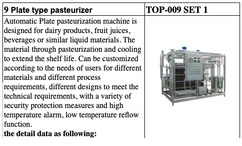  Pasteurized Milk And Yogourt Production Line 
