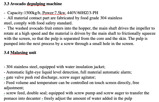 1000Kg per Hour Extraction Line 