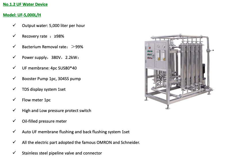 2000-3000 bottles of 500 ml  capacity Per Hour Water Filling Line