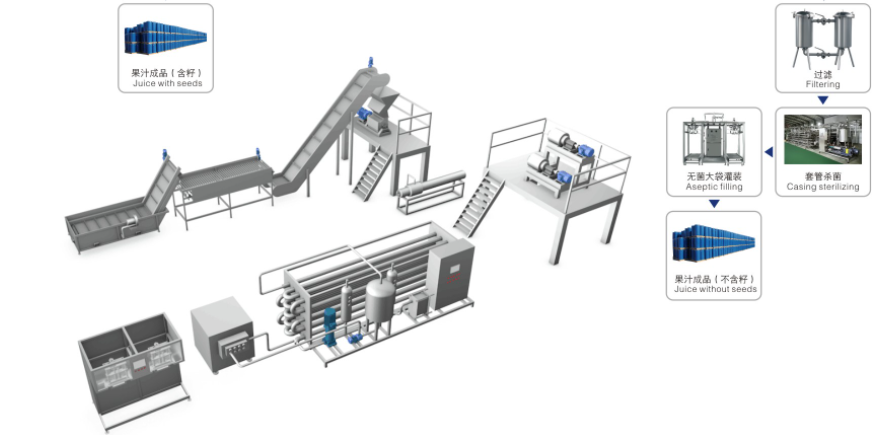 Passion fruit Guava Beverage Processing Line