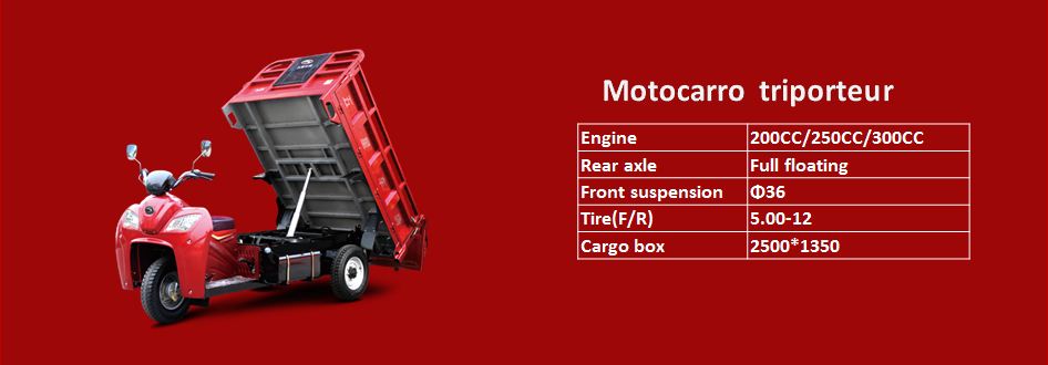 Motocarro triporteur carguero-Weichai lovol 200CC