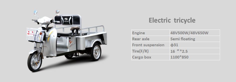 Electric tricycle-family usage