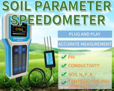 Portable Soil Detector / Soil Analyzer / Soil Moisture NPK Temperature Detector tester Sensor with display 0