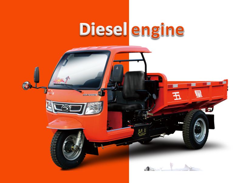 Hot sale weichai lovol powerful engine heavy loading diesel cargo tricycle