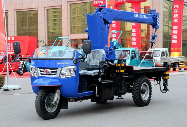 Weichai lovol diesel tricycle crane