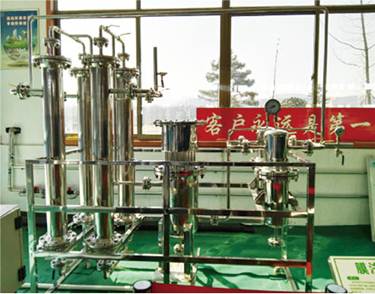 Purification by biogas membrane separation