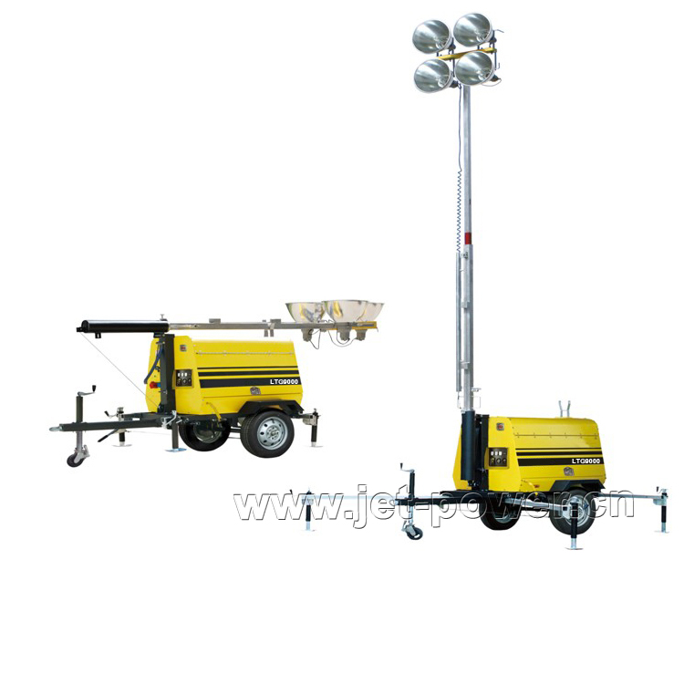 Mobile Light Tower Generator Set - Fuzhou Jet Electric Machinery