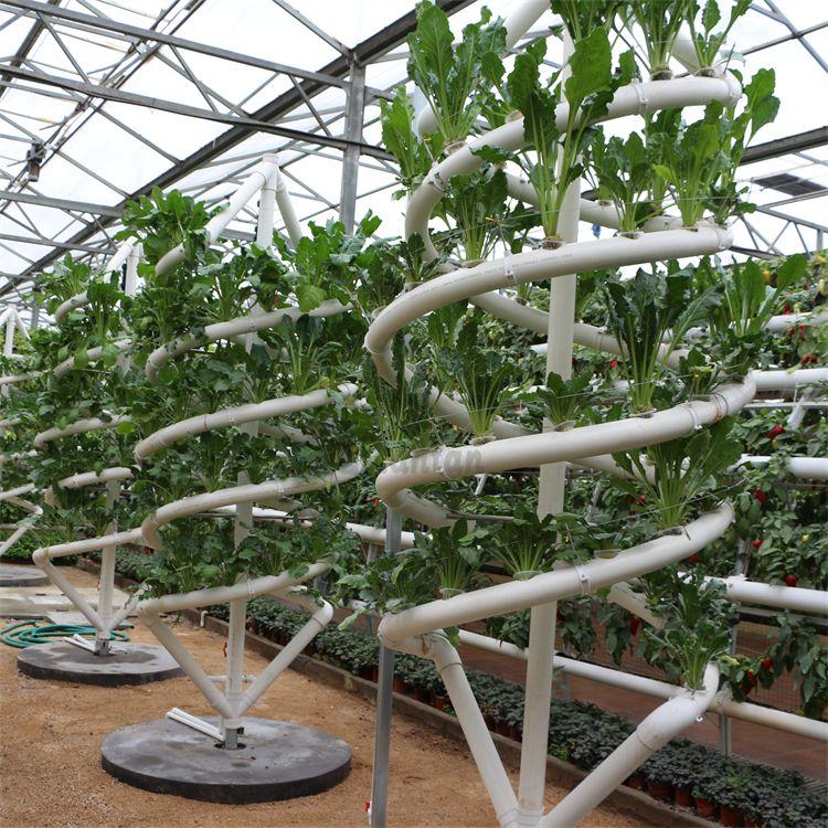 Hydroponic vertical spiral tower 1