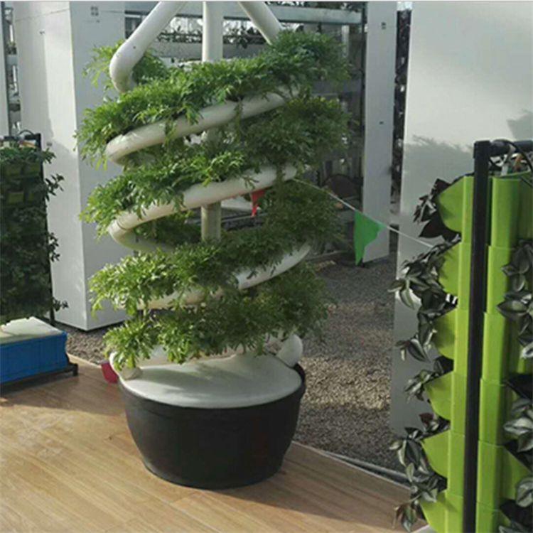 Hydroponic vertical spiral tower 3
