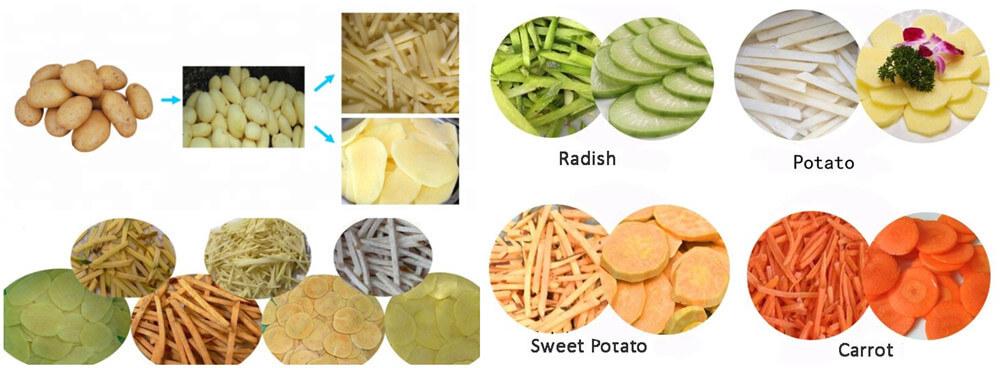 Potato Peeling /Slicing/ Stripping Machine 4