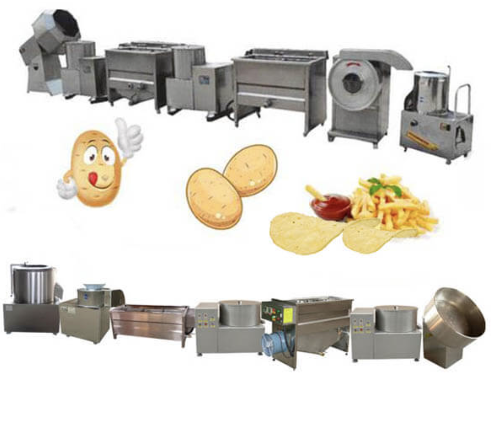 200kg/hr Semi-automatic Banana Chips Line 1