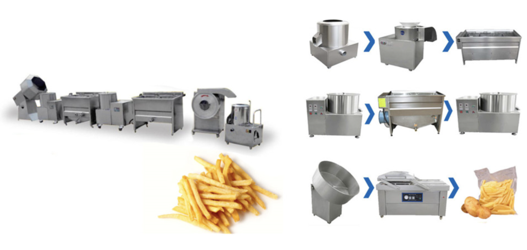 100 kg/hr Semi-automatic French Fries Plant  2