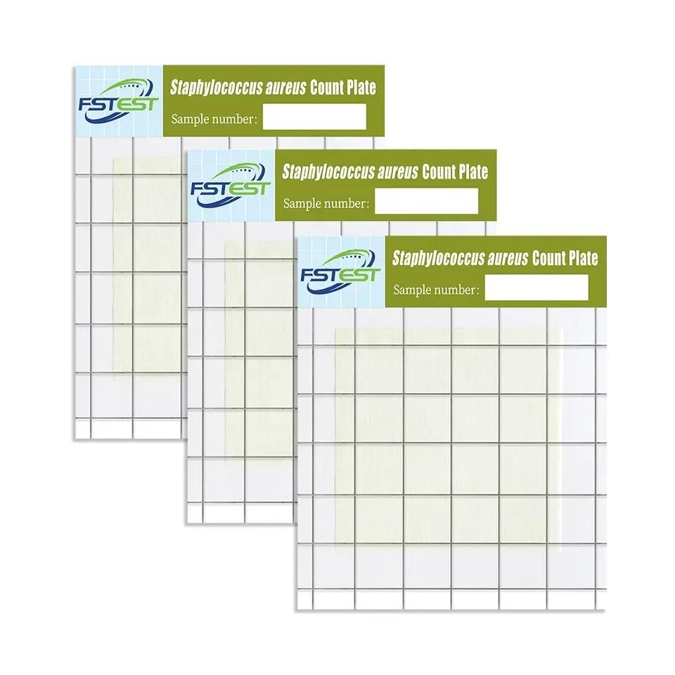 FSTest Pathogens Express Confirm Lab Supplies Staphylococcus Aureus Count Plate 1