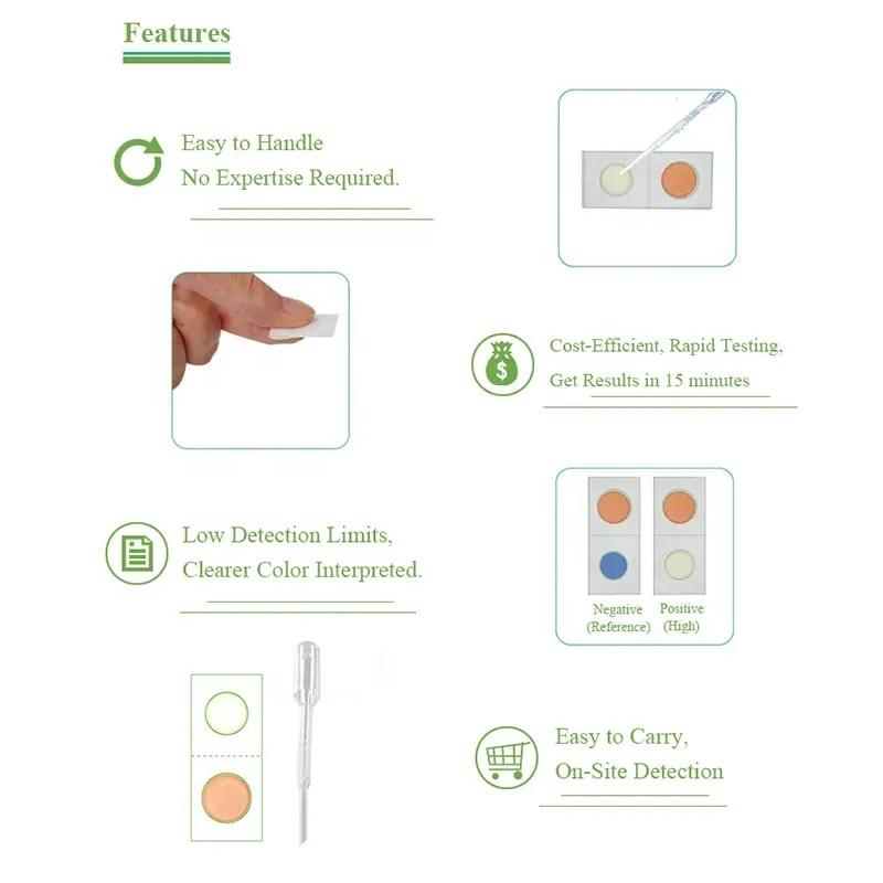 FSTest Paper-Base Indicator Fruits Vegetables Produce Tea Pesticide Residue Rapid Tester 5