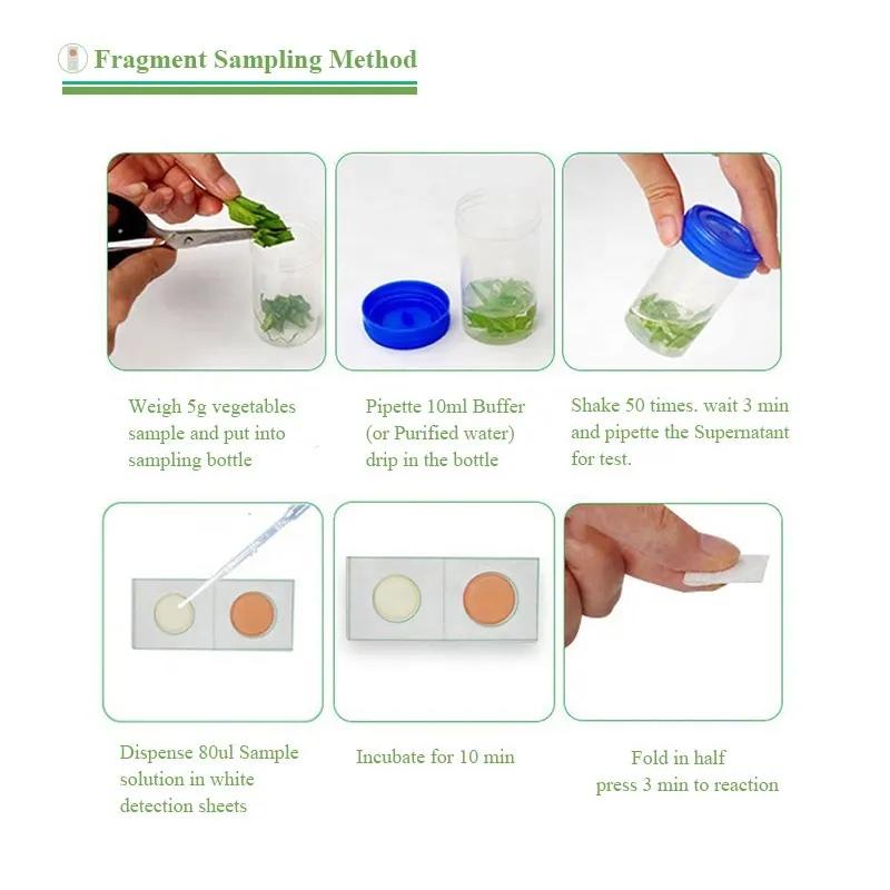 FSTest Pesticide Test Strips Fruits Vegetables Tea Produce Food Safety Detect 1