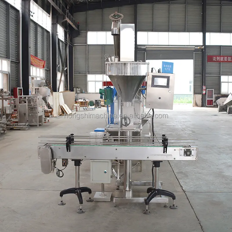 Semi Automatic Servo Motor Auger Dry Powder Quantitative Packaging Filling 4