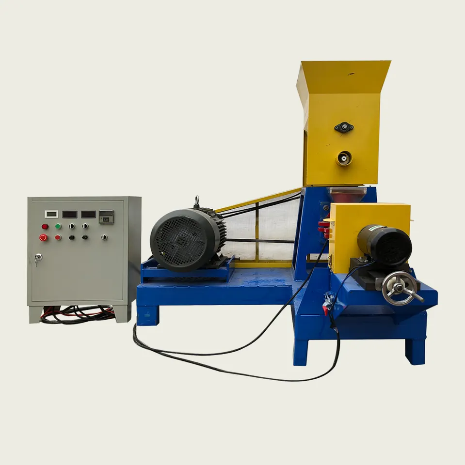 Floating fish feed pellet machine 3