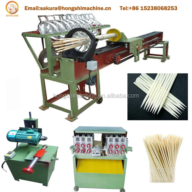 Bamboo toothpick production line 4