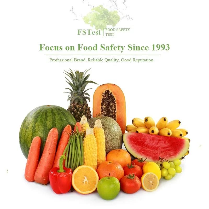 FSTest Pesticide Test Strips Fruits Vegetables Tea Produce Food Safety Detect 5