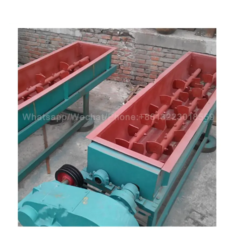 Pugmill clay double shaft mixer -  horizontal concrete industrial mixer