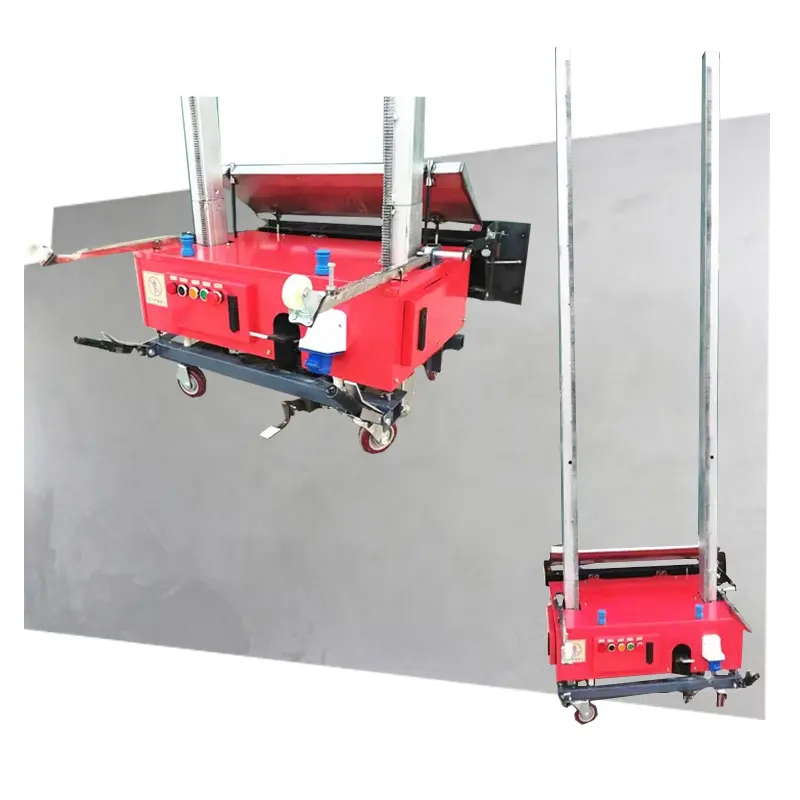 Automatic building wall cement plaster spray tool direct to wall plasting painting machine