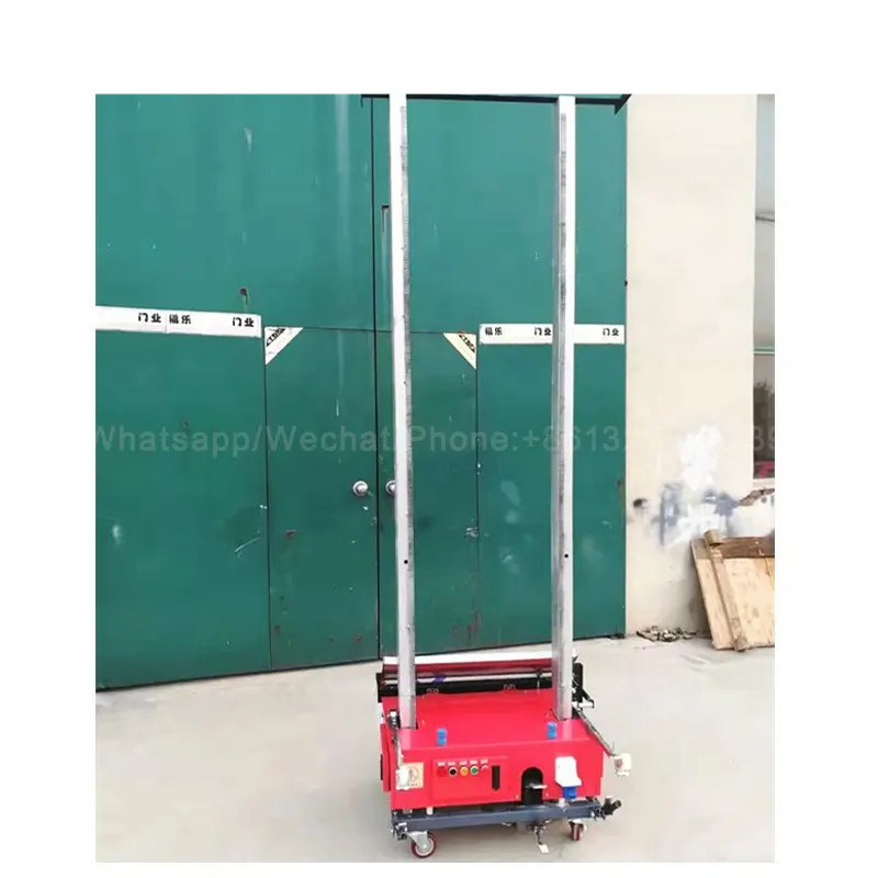 Automatic building wall cement plaster spray tool direct to wall plasting painting machine