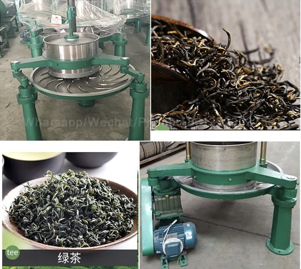 Small green tea rolling machine