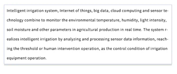 Automatic smart irrigation system based on soil sensor 19